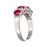 Vicenza - Piazzetta Palladio 2 - Ringe Crivelli Dame RUBINO in Weißgold Rubino 1.70 Ct 230-338-248 RB - 230-338-248 RB